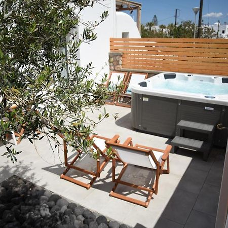 White Wave Villa, 3Min Walk From Beach Kamari  Bagian luar foto
